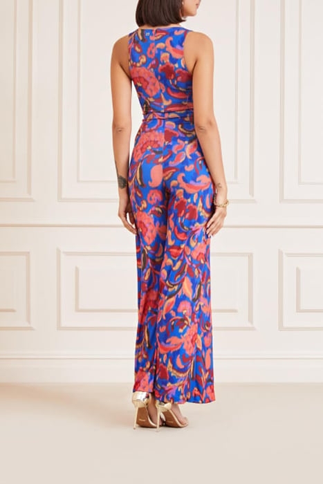 MARCIANO BY GUESS CALLA JUMPSUIT BETTY BLUE PRINT 2