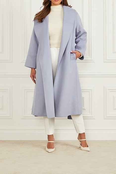 KEERA COAT DUST LIGHT WRAP BLUE 5