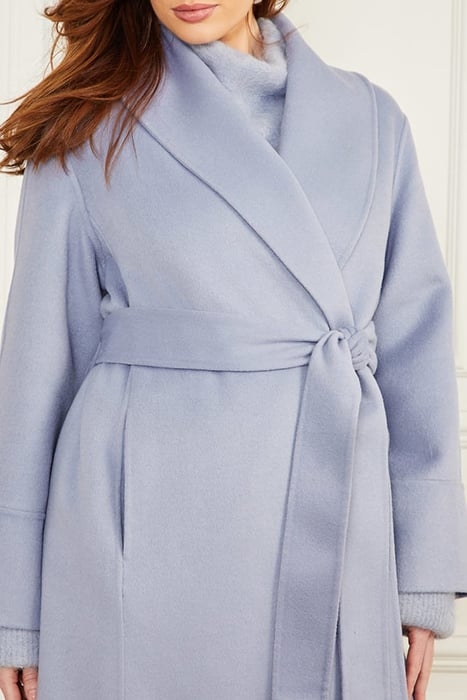 KEERA COAT DUST LIGHT WRAP BLUE 6