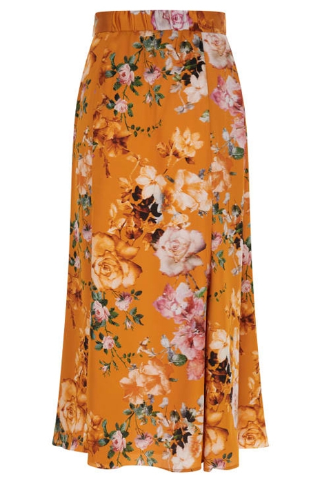 MARCIANO BY GUESS ETHEREAL ROSE SKIRT ROSES ORANG 2
