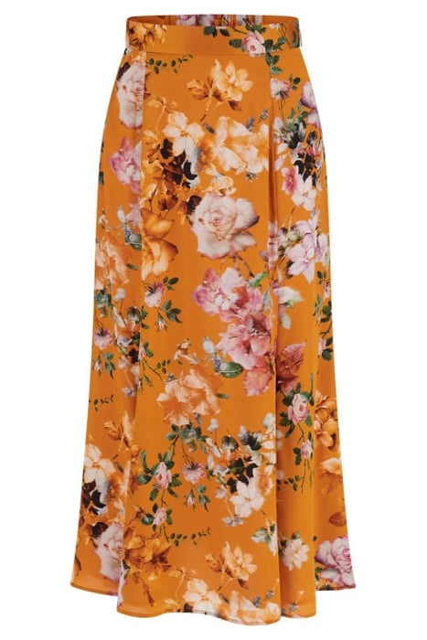MARCIANO BY GUESS ETHEREAL ROSE SKIRT ROSES ORANG 1