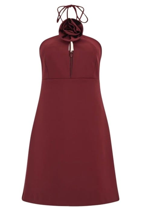 MARCIANO BY GUESS DANIELA SCUBA MINI DRESS VINO 4