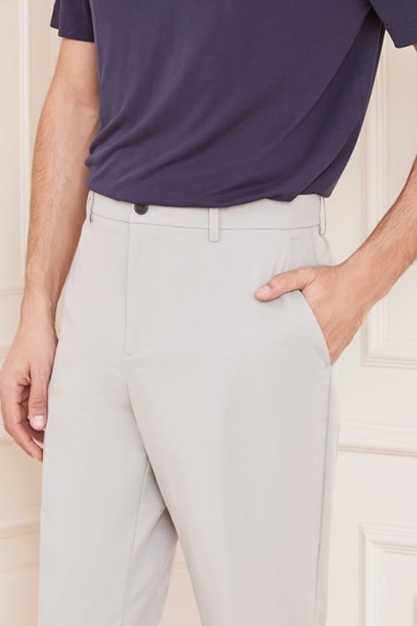 ROGER CLASSIC CHINO DOLPHIN TAILORED PANT GREY 5