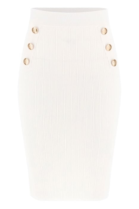 ANDROMEDA STITCHED PALE MINI SKIRT PEARL 4