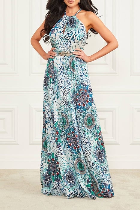 MINA LONG DRESS SOLI BOHO ANIMALLER 1