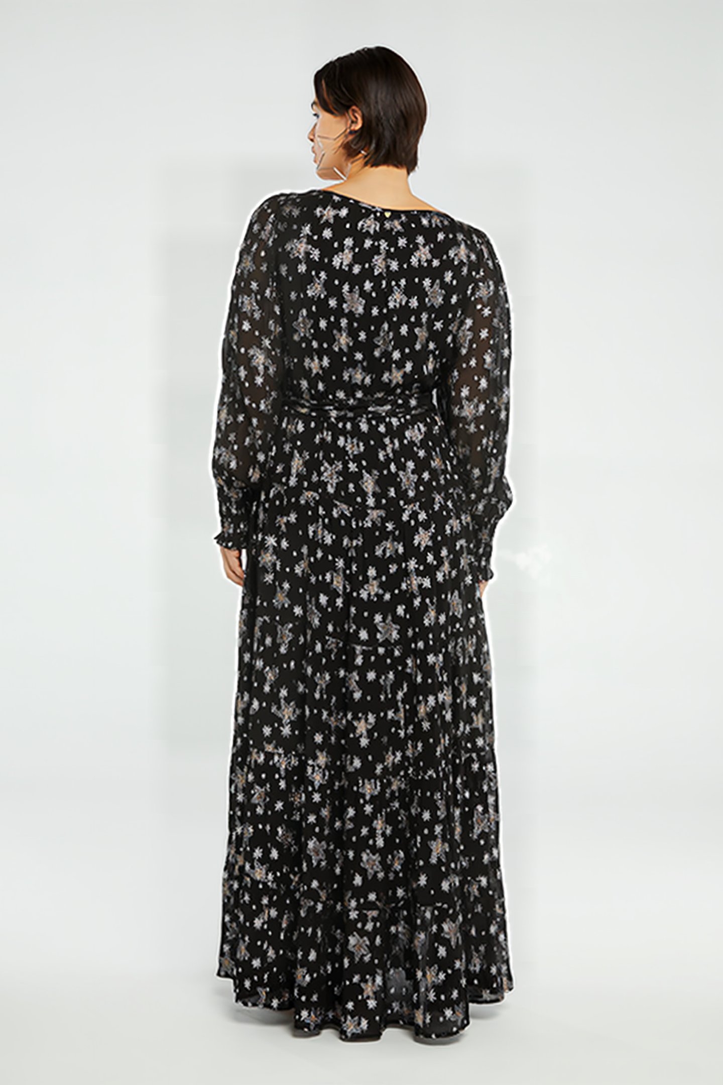 FOLIE DRESS BLACK/SILVER 2