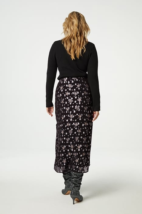 LYDIA SKIRT BLACK/SILVER 2