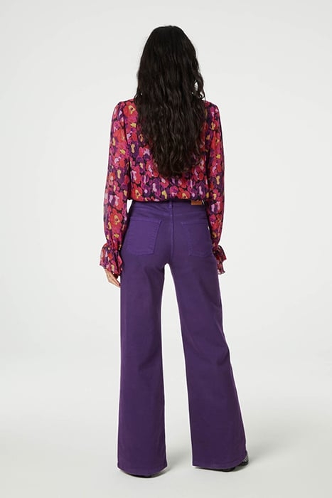 PAULETTA TOP SUNSET ORANGE/BLACK 3