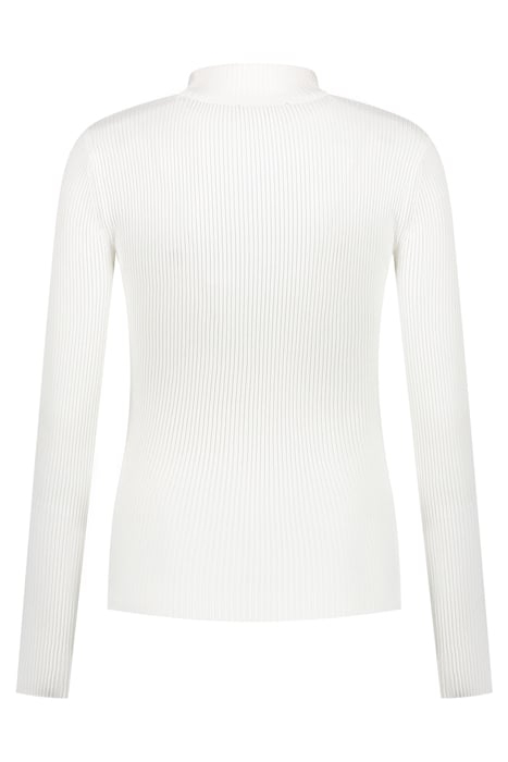 JOLIE RIB TOP STAR WHITE 2