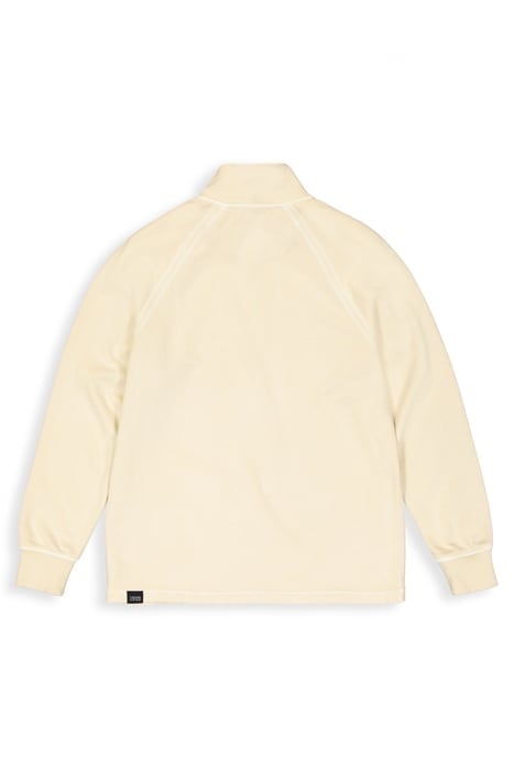 ALOIS HALF ZIP SWEAT BEIGE GREY 4