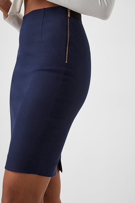 STREET TWILL PENCIL SKRT SHORT BLUE 3