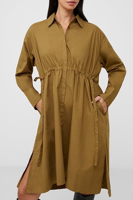 RHODES POPLIN SHIRT DRESS GREEN 1