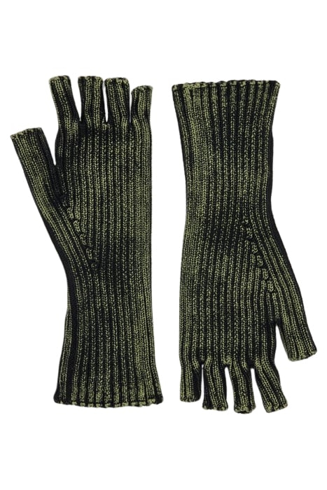 FINGERLESS GLOVE IN MARBL DARK OLIVE 1