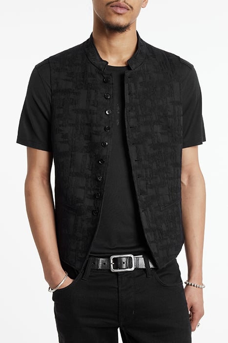MULTI BUTTON FRONT CLOSURE BLACK 1