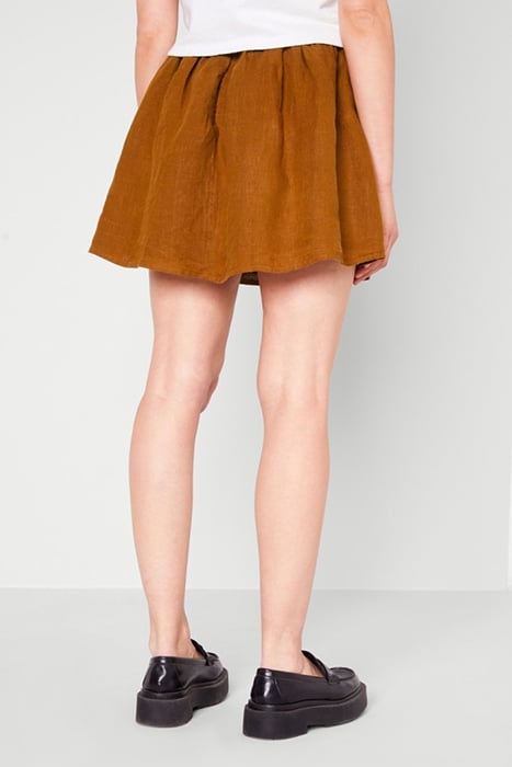 HIGH WAIST TRAPEZE ZIPPED SKIRT FAON 2