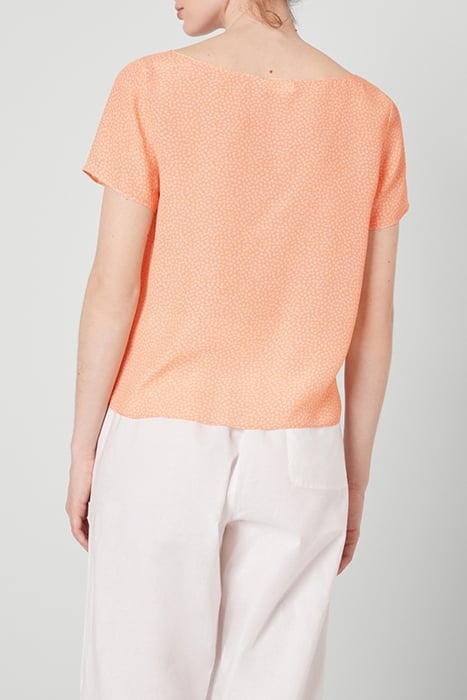 SHORT TOP WITH SHORT SLEEVES U COLLAR DOUCETTE 2