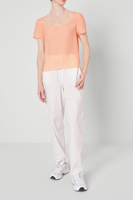 SHORT TOP WITH SHORT SLEEVES U COLLAR DOUCETTE 3