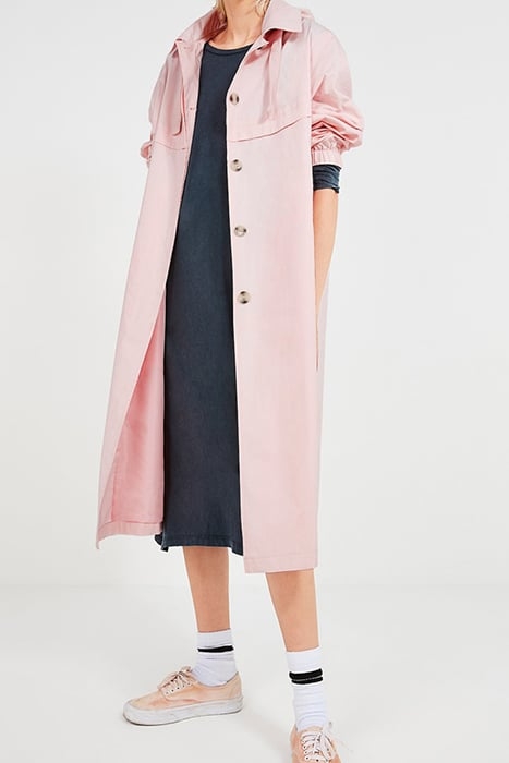 LONG A-LINE HOODED PARKA EGLANTINE 1