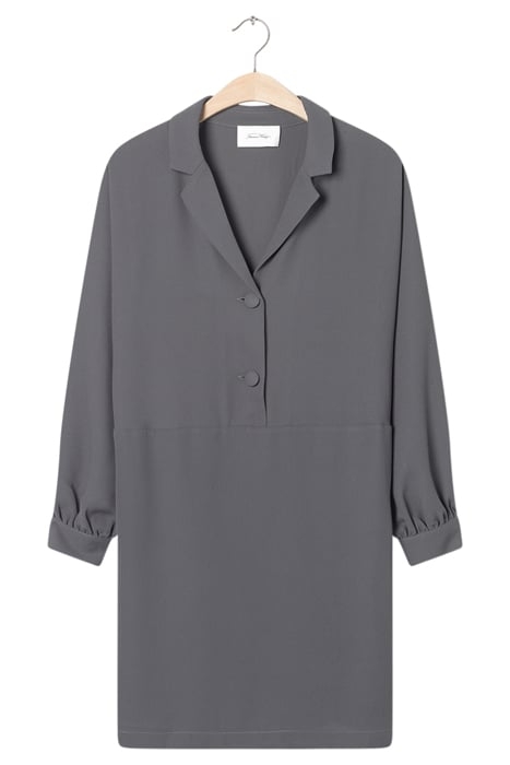 FITTED DRESS WITH 3/4-LENGTH SLEEVES ZINC 1