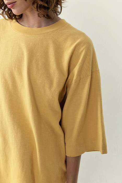 ROUND COLLAR STRAIGHT T-SHIRT ORGE VINTAGE 5