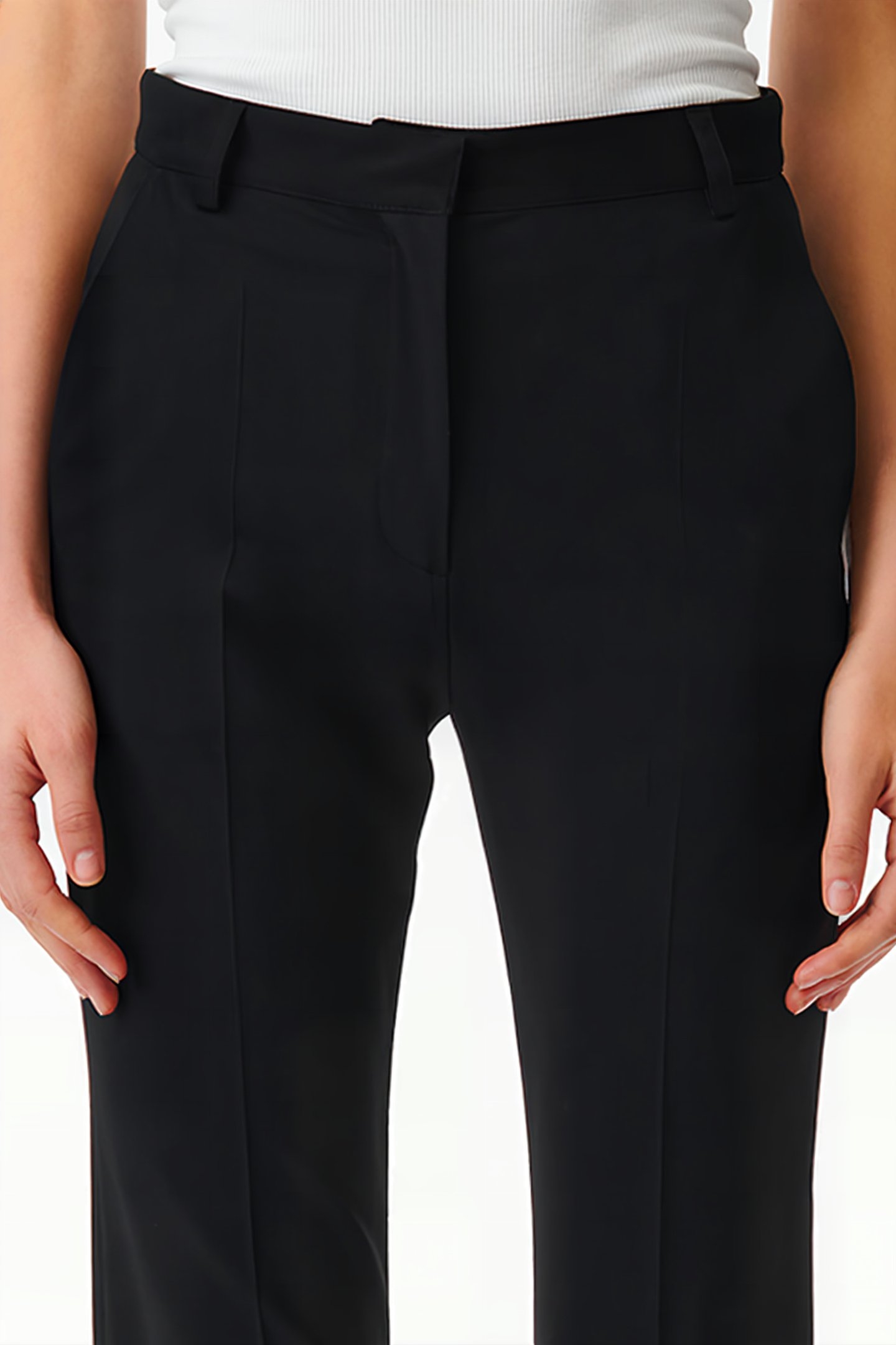 BALER WIDE-LEG & FLARED PANT IN BLACK 4