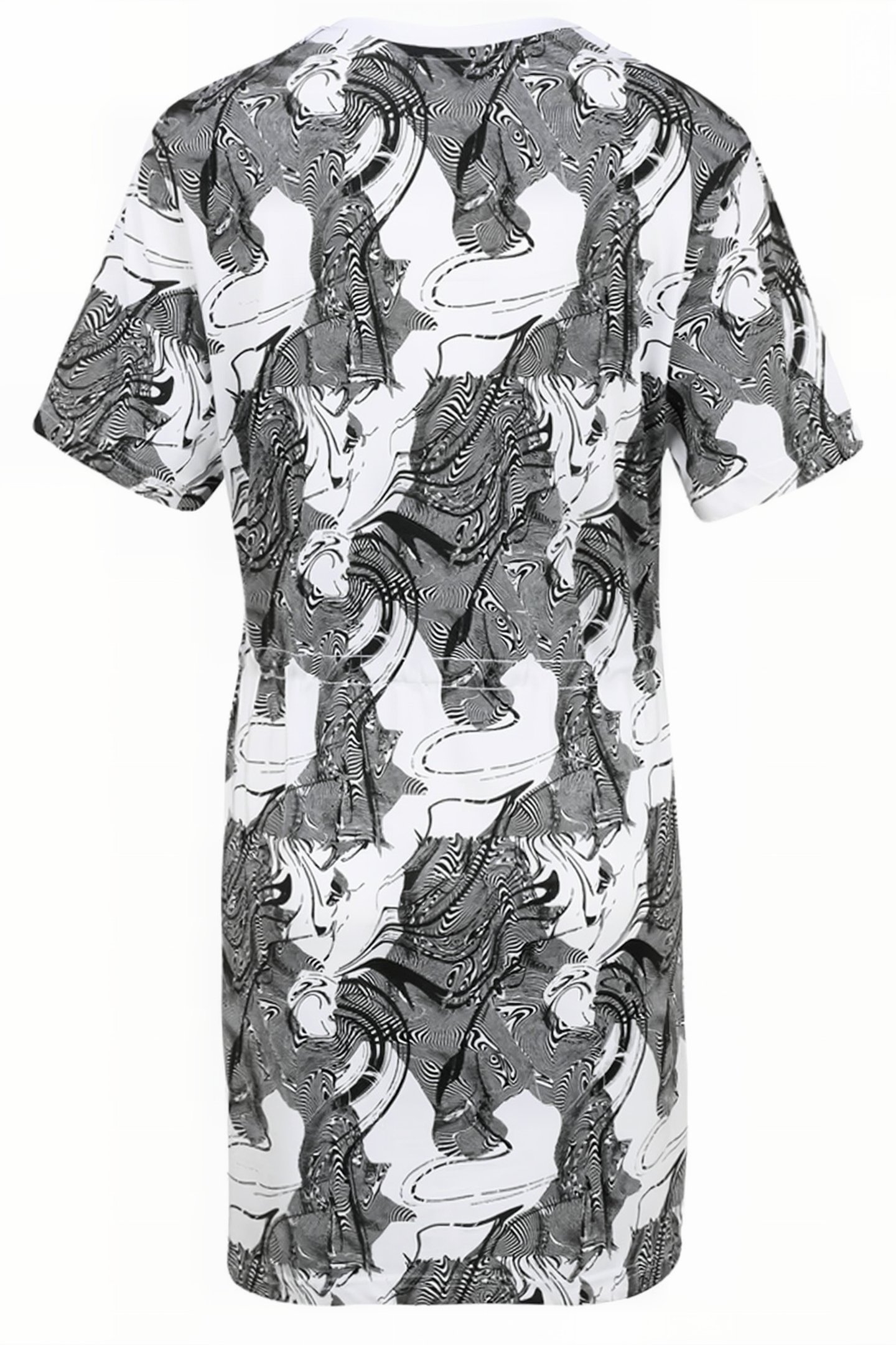 DIAH AOP TEE DRESS NORMAL FIT BRIGHT WHITE ALLOVER 2