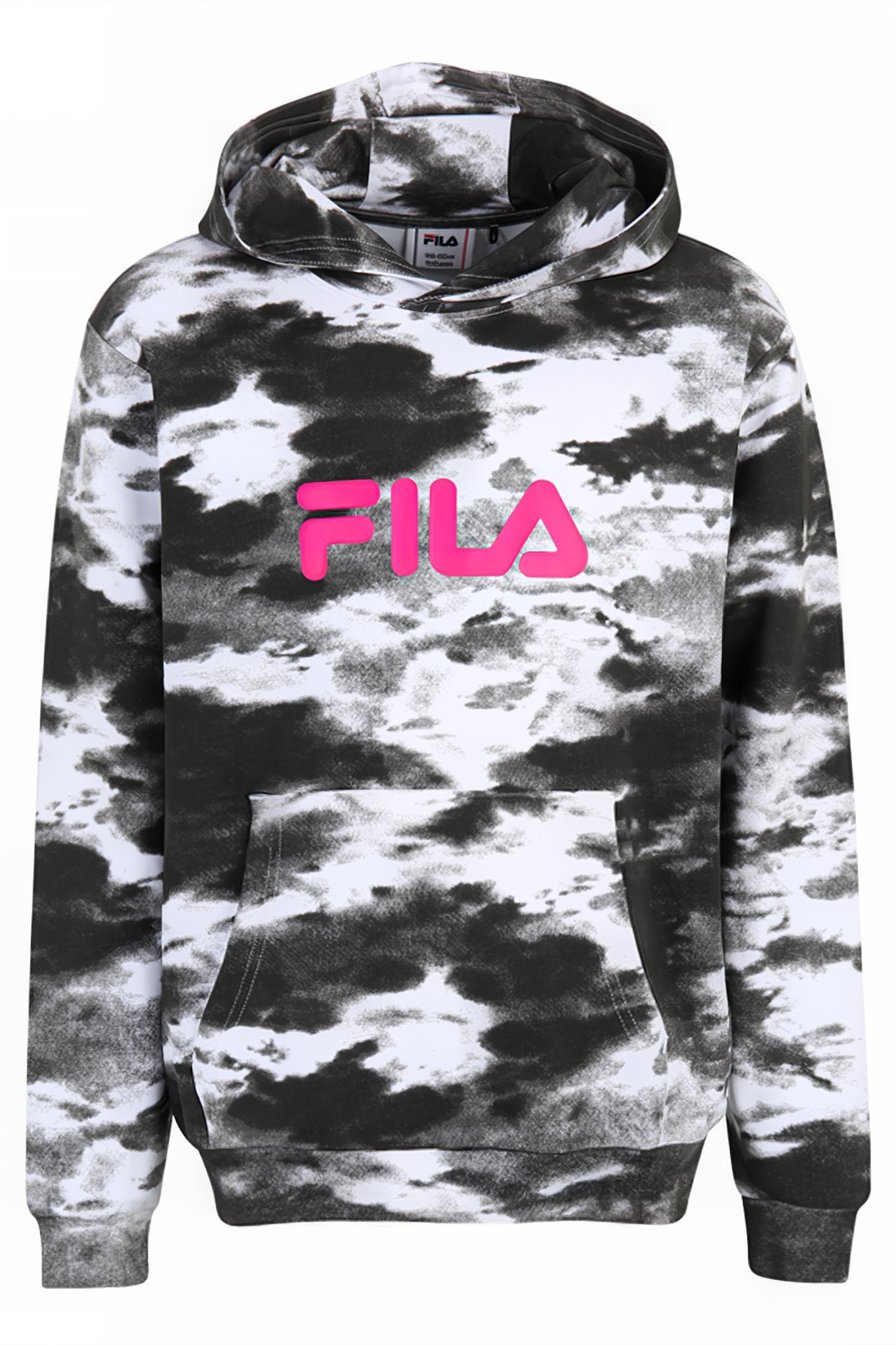 SECK CLASSIC LOGO HOODY BLACK SMOKE AOP 1