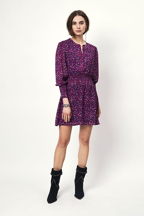 GILSEN ELIN PRINTED MINI DRESS MULTICOLOUR 1