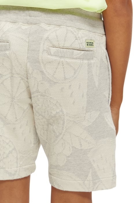 BOYS INTARSIA SWEAT SHORT IN ORGANIC COTTON FRUITS INTARSIA 7