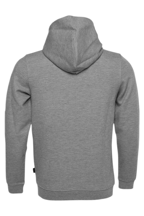 BALR. Q-SERIES STRAIGHT ZIPPED HOODIE DK GREY HEATHER 2