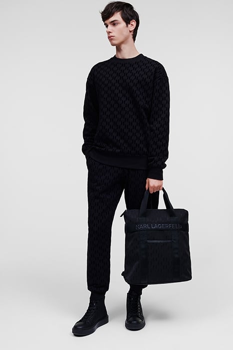 UNISEX ALLOVER KL FLOCK SWEATS BLACK 6