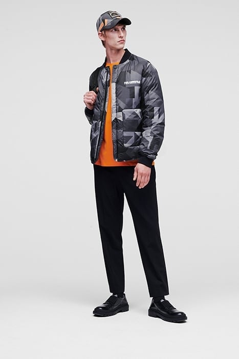 TAILORED PANTS W/ LOGO ELASTIC BLACK 6