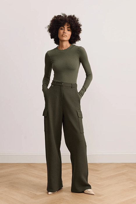 MOON CLASSIC CARGO PANTS DEEP MOSS 1