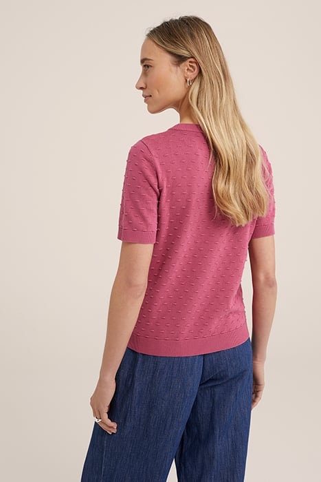 KNITTED PULLOVER PINK 2