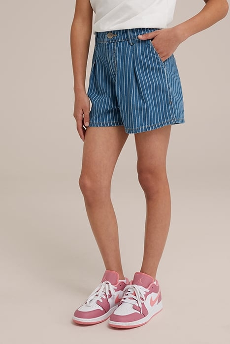 5-POCKET MID WAIST BLUE 1