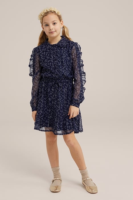 DRESS MID LENGTH DARK BLUE 2