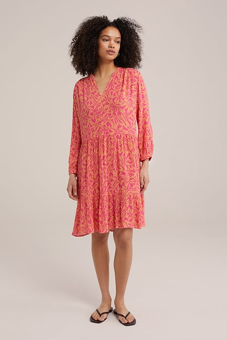 DRESS SHORT BRIGHT PINK 1