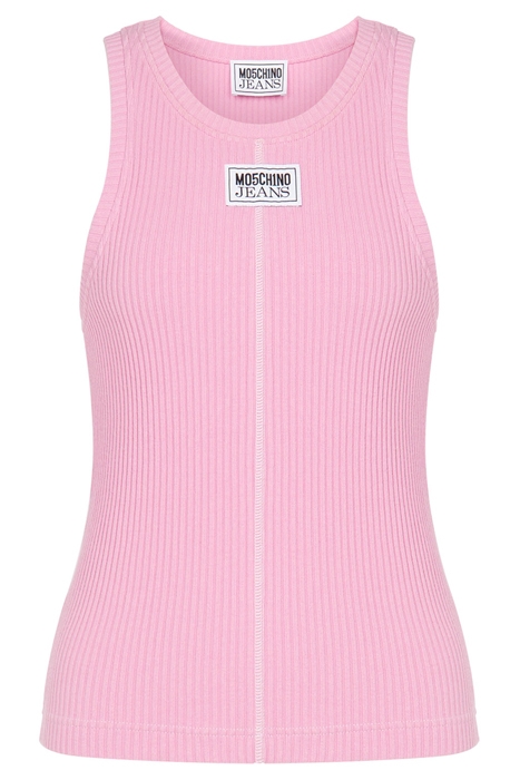 RIBBED COTTON TOP PINK 3