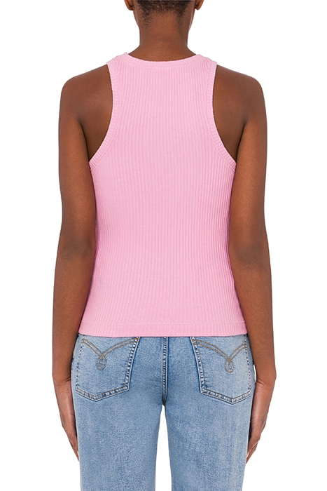 RIBBED COTTON TOP PINK 2