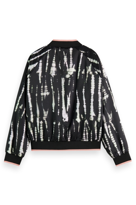 REVERSIBLE PRINTED BOMBER TIE DYE ROPE 4