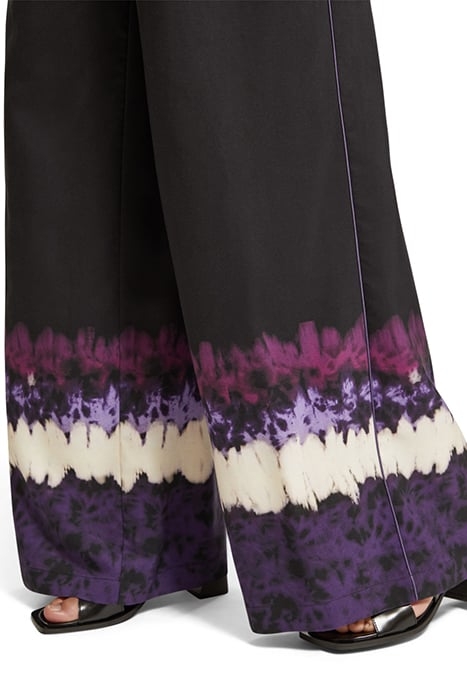 ELENI - HIGH RISE WIDE LEG PYJAMA PANTS DIP DYE STRIPE 8