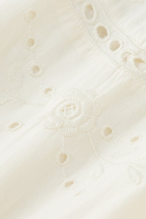 MINI DRESS WITH BRODERIE ANGLAISE SOFT ICE 7