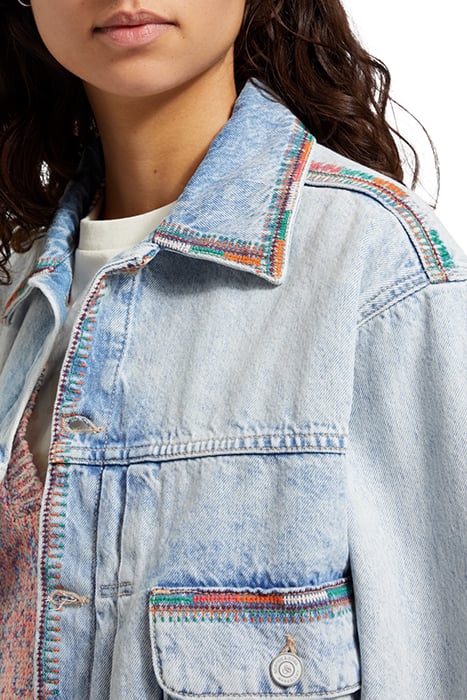 CROPPED DENIM JACKET — SEA STAR 8