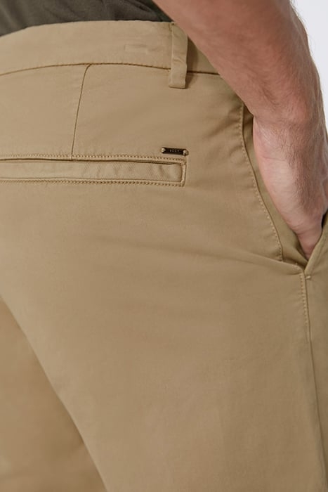 PANTALON CHINO SLIM BEIGE HOMME 5