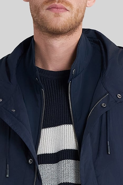 NAVY NYLON PARACHUTE-STYLE 2-IN-1 PARKA 6