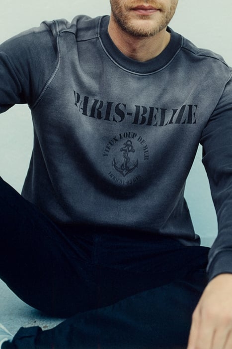 SLATE GREY ORGANIC COTTON WITH SLOGAN 6