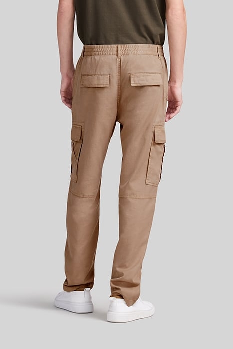 BEIGE LYOCELL® CARGO TROUSERS 2