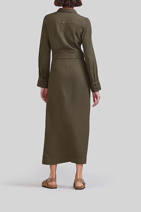 WAKAME ORGANIC COTTON LONG SHIRT DRESS 2