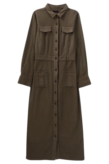 WAKAME ORGANIC COTTON LONG SHIRT DRESS 3