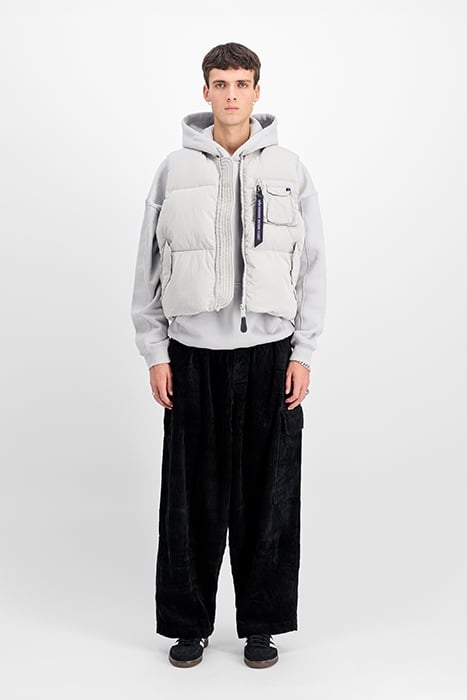 MA-1 PUFFER VEST UV PASTEL GREY 1